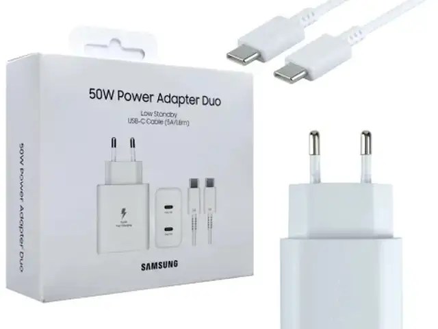 Зарядники аслии Samsung 50W Power Adapter Duo Super Fast Charging, Душанбе