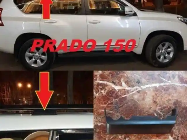 Заглушка средней части рейлинга от Toyota Prado 2 FJ150, Душанбе