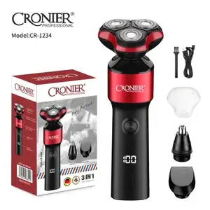 Электробритва Cronier CR-1235, зеленый, Душанбе