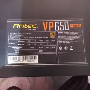 Блок питания Antec vp 650 p, Бустон (Чкаловск)
