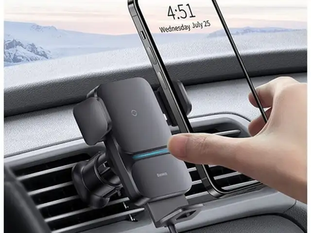 Автомобильный держатель с беспроводной зарядкой Baseus CGZX000001 15W, Душанбе
