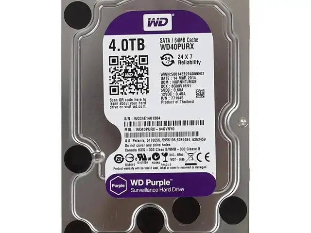 HDD жёсткий диск 4T, WD/HV78, Душанбе