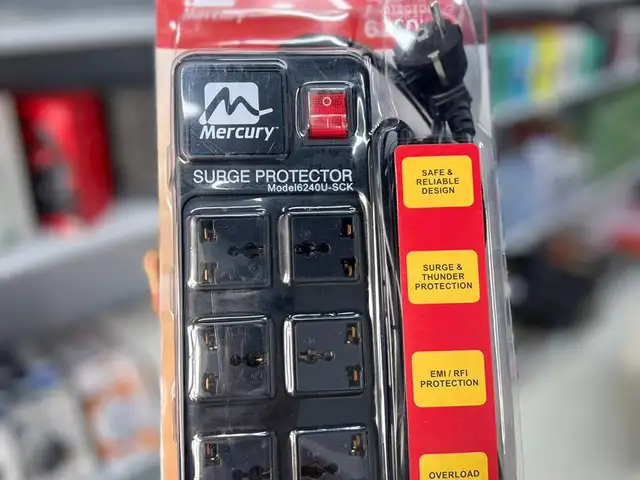 Удлинитель с защитой от перенапряжения Mercury Surge Protector 6240U, Душанбе