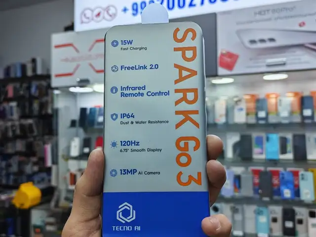 Tecno Spark Go 3 6/64Gb black, Душанбе