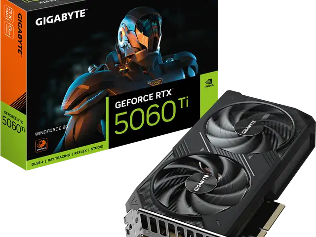 Видеокарт GIGABYTE GeForce RTX 5060 Ti 8G, Душанбе