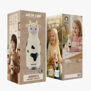 Термостакан Green Lion Juniors Vacuum Tumbler 450 ML - Yellow, Душанбе