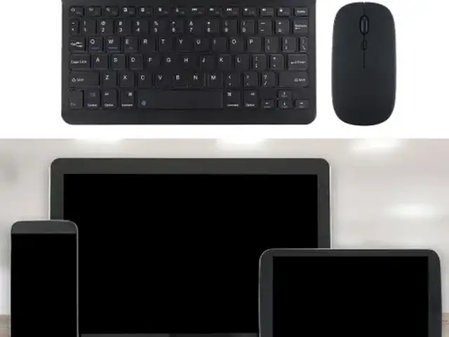 Беспроводная клавиатура Bluetooth для смартфонов и планшетов, - чер, Душанбе
