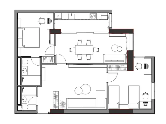 3-комн. квартира, 3 этаж, 90 м², И. Сомони ( Мехргон), Душанбе - 9