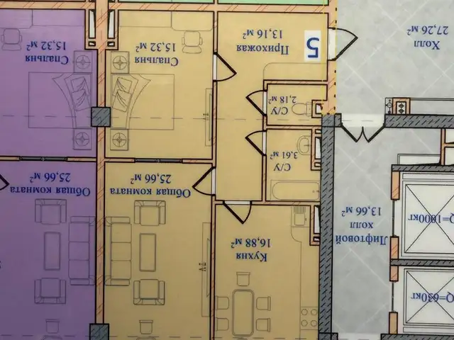2-комн. квартира, 12 этаж, 82 м², шоҳмансур, Душанбе