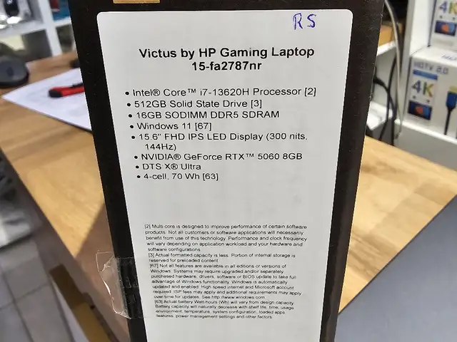 Ноутбук HP Victus 15 Gaming 2025 i7 RTX 5060 8 ГБ, Душанбе - 2