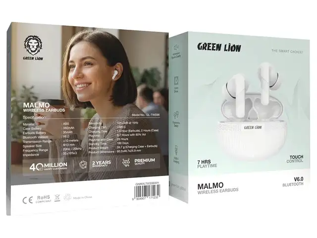 Green Lion Malmo Wireless Earbuds, Душанбе