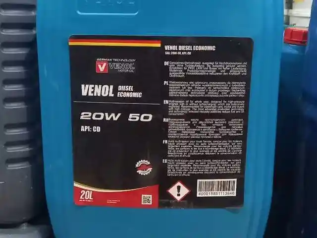 Масло Venol 20W50 20л, Душанбе