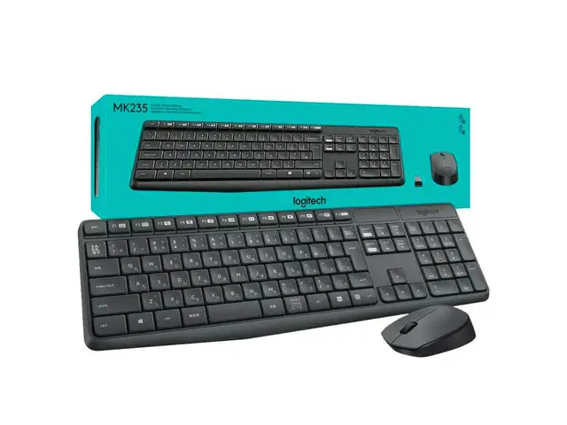 Беспроводная клавиатура и мышка Logitech MK235, Душанбе