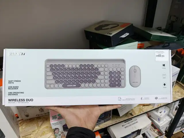 Комплект клавиатура + мышь Green Lion Wireless Duo Wireless Mouse + Keyboard, се, Душанбе