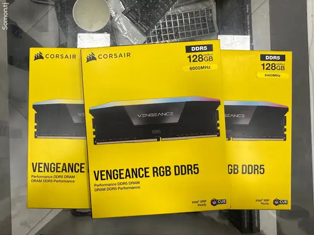 Оперативная память Corsair Vergeance 128GB 6400MHz, Душанбе