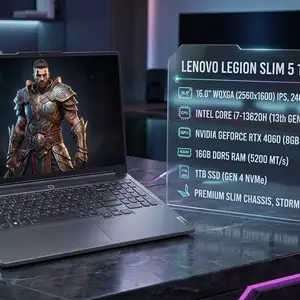 Ноутбук Lenovo Legion i7-13th RTX 4060, Душанбе