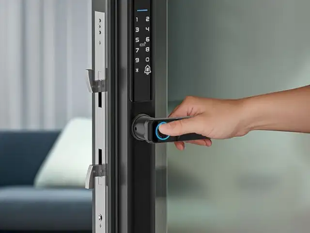 Замок средний для алюминиевых дверей WIFI, Худжанд