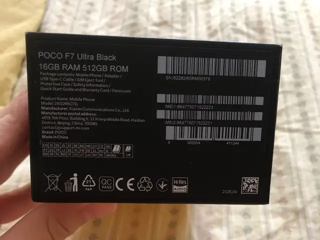 Xiaomi Poco F7 ultra 16/512gb, Душанбе