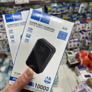 Hoco Внешний аккумулятор Универсальный Доп. Аккумулятор 10000mAh, Q30, 1 USB-A 2, Душанбе
