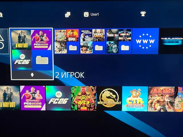 Игровая приставка Sony Playstation 4K PRO 9.00 GOLDHEN + 60 GAMES, Душанбе - 4