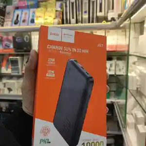 Внешний аккумулятор с быстрой зарядкой hoco J87 Power Bank 10000mAh, Душанбе