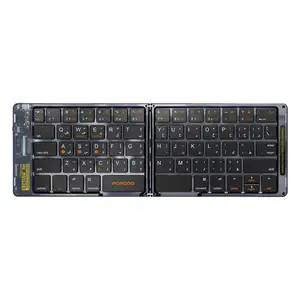 Мини клавиатура Porodo Crystal Shell Wireless Keyboard черный, Душанбе