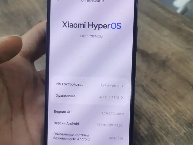 Xiaomi Redmi Note 11, Душанбе