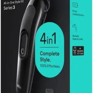 Универсальный набор триммера Braun Series 3 набор 4 в 1 для бороды и волос SK3400, Душанбе