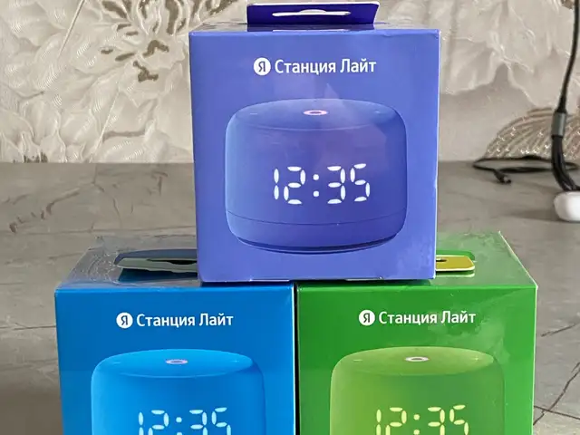 Умная колонка станция Лайт 2 с часами, Душанбе