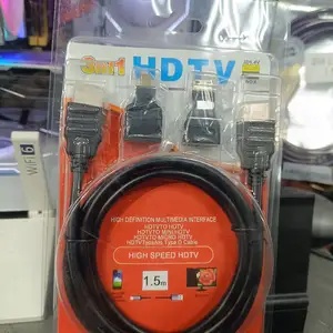 HDMI mini Кабель 3in1 HDTV, Душанбе
