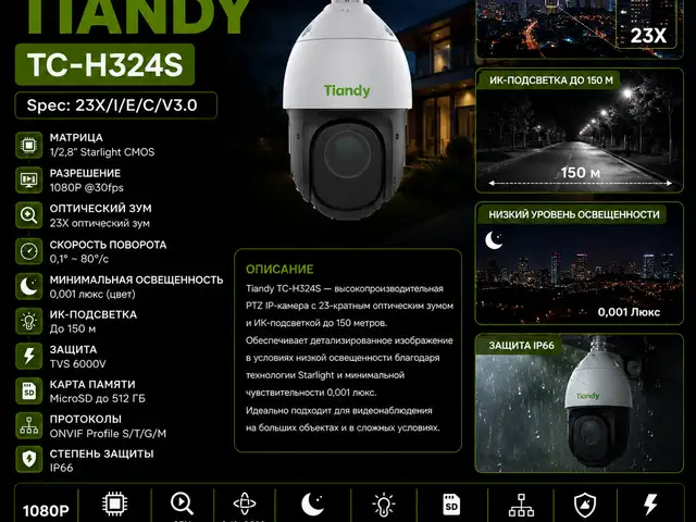 Камера TC-H354S Spec 23X I E C V3 1, Хуҷанд