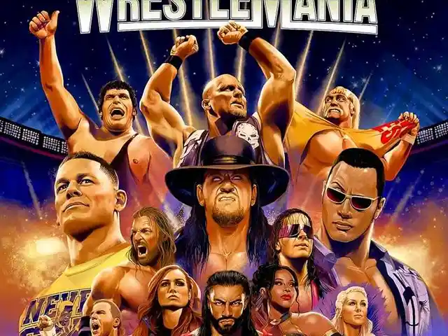 Игра WWE 2K24 Forty Years of Wrestlemania Edition для Sony PS4, Душанбе