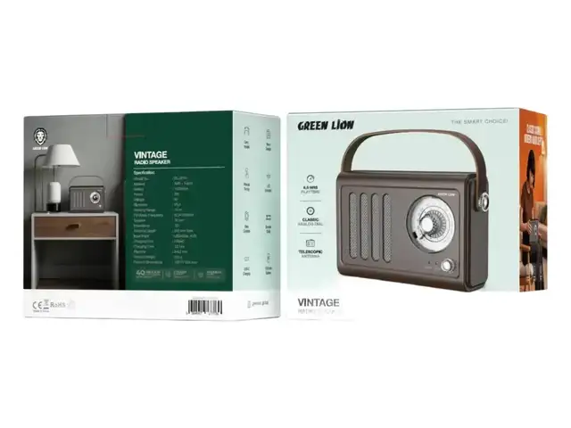 Колонка Green Lion Vintage Radio Speaker, Душанбе