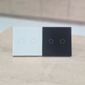 Умный 2-клавишный сенсорный выключатель Zigbee, Душанбе