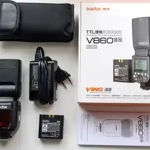 Фотовспышка Godox V860-IIN на заказ, Душанбе