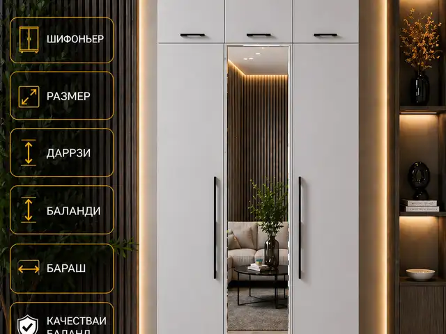 Шифоньер 3д Антрисоль, Душанбе