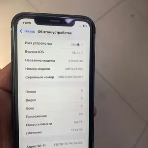 Apple iPhone Xr, 64 gb, Black, Канибадам