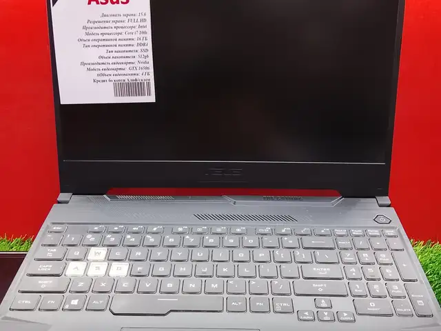 Игровой Ноутбук Asus TUF Gaming Core i7 10th 16/512 GTX 1650 Ti 4Gb, Душанбе