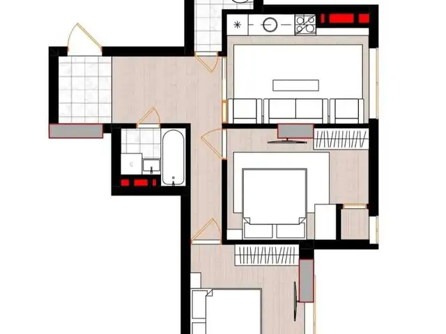 2-комн. квартира, 4 этаж, 51 м², Сино, Душанбе
