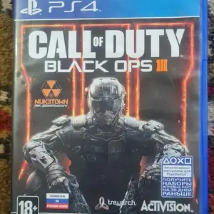 Диск Call of Duty Black Ops 3 для PS4 и PS5, Душанбе