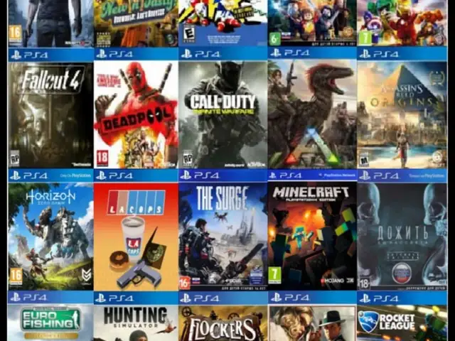 Игры PS4 Fat, Slim, Pro, Хуҷанд
