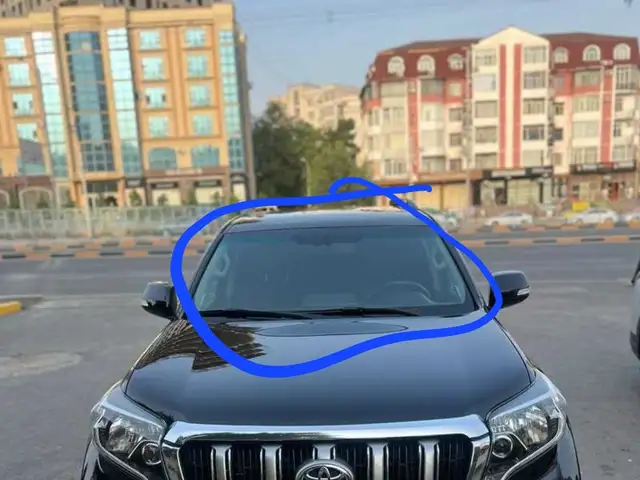 Лобовое стекло от Toyota Prado FJ150, Душанбе