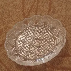 Хрустальный Салатница Конфетница Советский, Душанбе