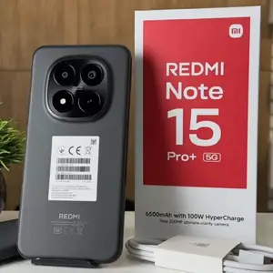 Xiaomi Redmi Note 15Pro Plus 5G 8+4/256Gb black 2026, Душанбе