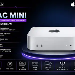 Apple Mac mini M4 / 10CPU / 10GPU / 16GB / 256GB SSD Silver MU9D3LL/A, Хуҷанд