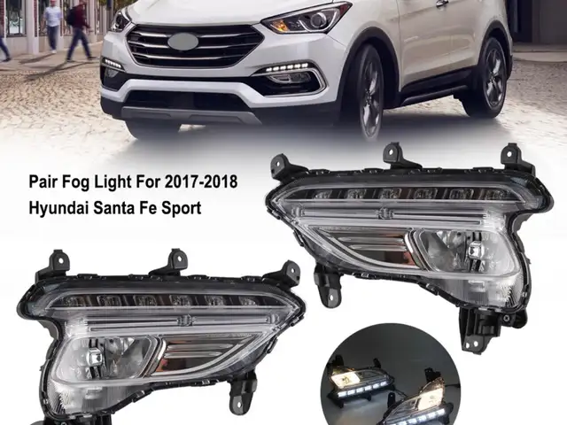 Галогены led Hunday Santafe 2017, Душанбе