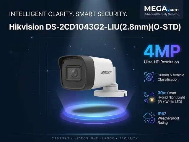 Камера наружная IP Hikivision DS-2CD1043G2-LIU 2.8mm O-STD, Хуҷанд
