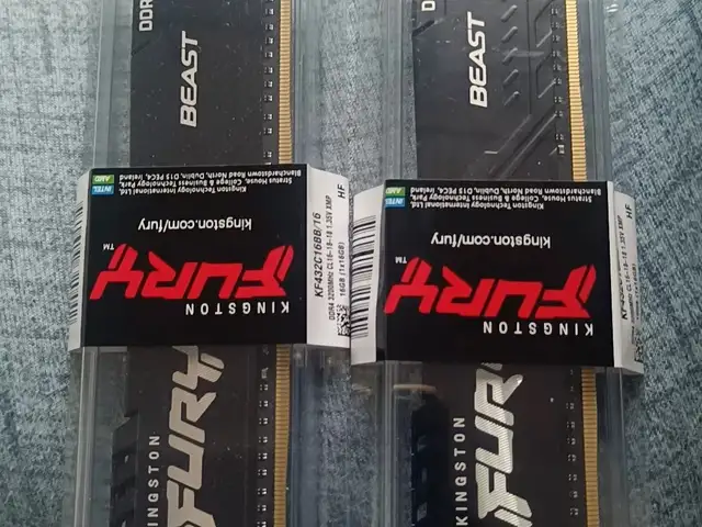Оперативная память Kingston fury 16GB 3200Mhz, Душанбе