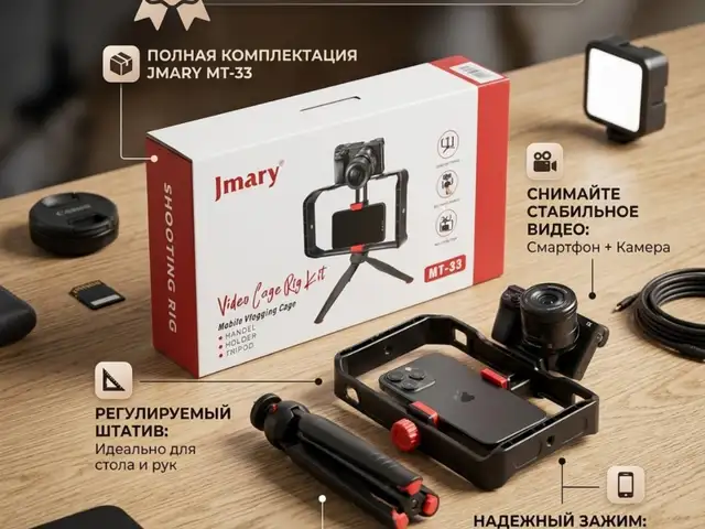 Многофункциональный набор для блогера Jmary MT-33 Video Cage Rig Kit, Душанбе