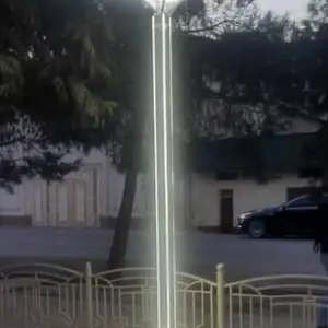 Фонари уличные в стиле хайтек, Душанбе